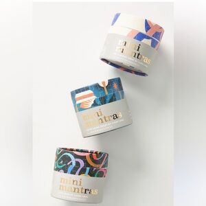 Anthropologie 2 Mini Mantras Puzzles: Be Curious & Love Wins NIB